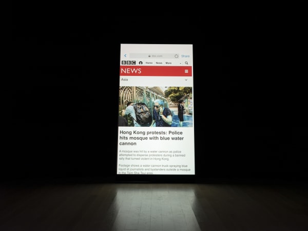 Image of Wong Ping video at ICA Miami