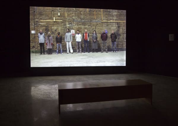 Gillian wearing video installation