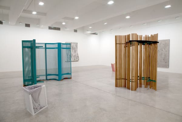 Boyce installation image at TBG NY, sculptures