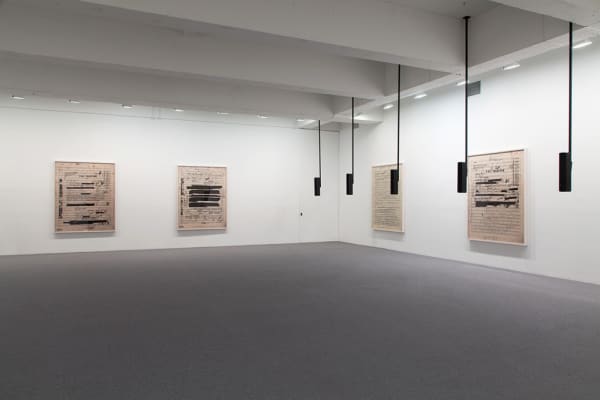 Susan Philipsz installation, part file score at TBG