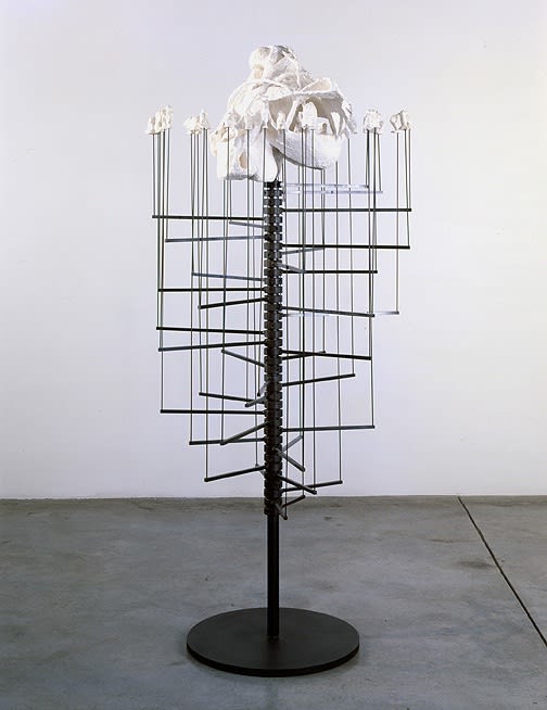 Charles Long installation view at TBG, sculptures