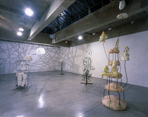 Charles Long installation view at TBG, sculptures
