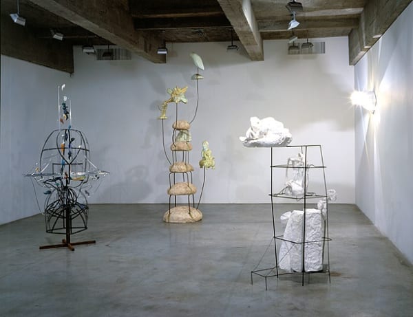 Charles Long installation view at TBG, sculptures