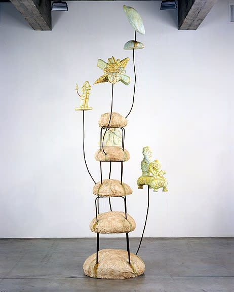 Charles Long installation view at TBG, sculptures