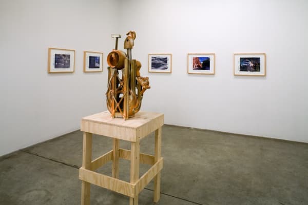 Charles Long installation view at TBG, ceramic sculptures