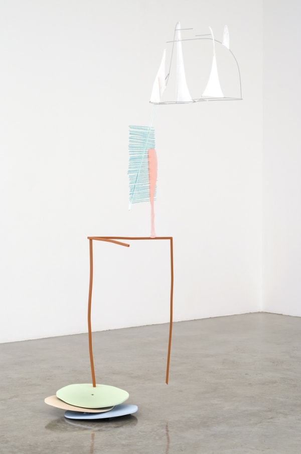 Charles Long installation view at TBG, sculptures