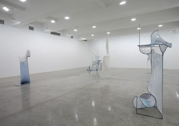 Charles Long installation view at TBG, sculptures