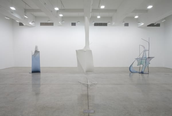 Charles Long installation view at TBG, sculptures
