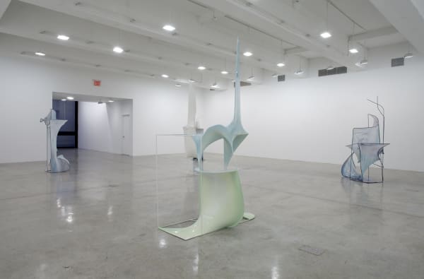 Charles Long installation view at TBG, sculptures