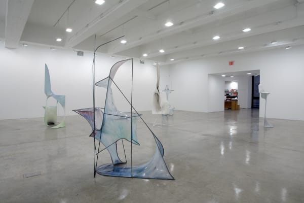 Charles Long installation view at TBG, sculptures