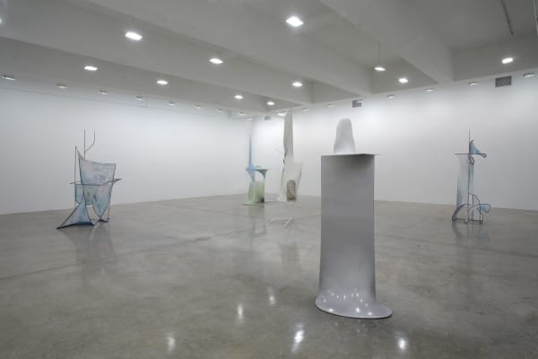 Charles Long installation view at TBG, sculptures