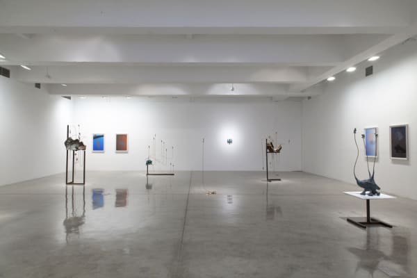 Charles Long installation view at TBG, sculptures