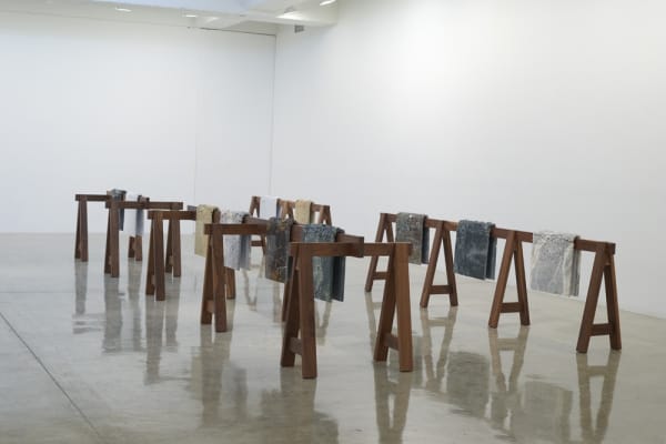 image of Saban wrapped marble sculptures