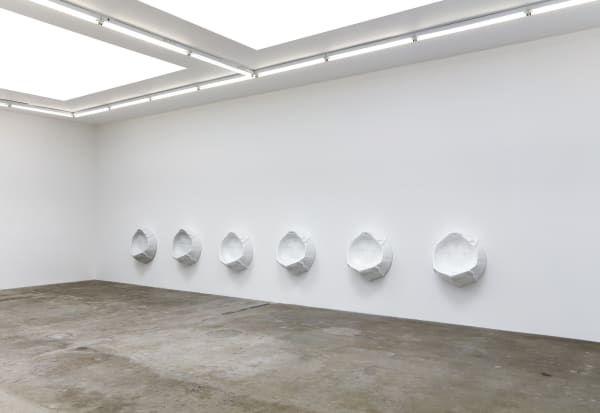 Charles Long installation view at TBG, urinals