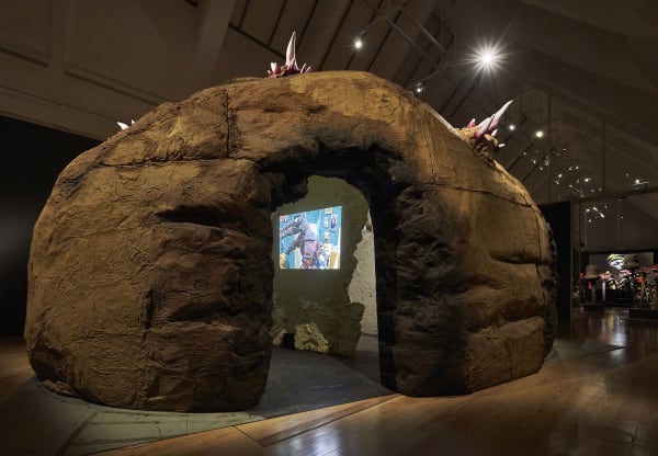 Djurberg & Berg sculpture installation of potato