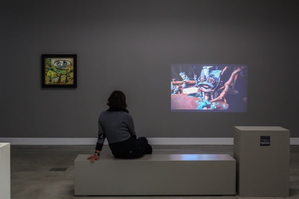 Djurberg & Berg installation with Asger Jorn
