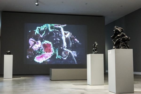Djurberg & Berg installation with Asger Jorn