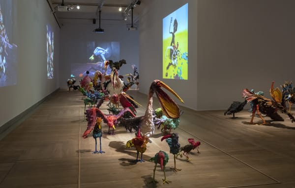 Djurberg & Berg sculpture and video installation, The Parade