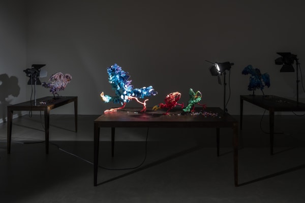 Djurberg & Berg bird sculpture