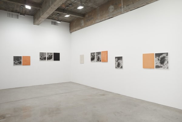 Lisa Oppenheim installation view, smoke photographs