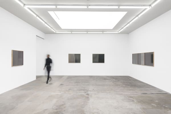 Installation view of Lisa Oppenheim, celluoids