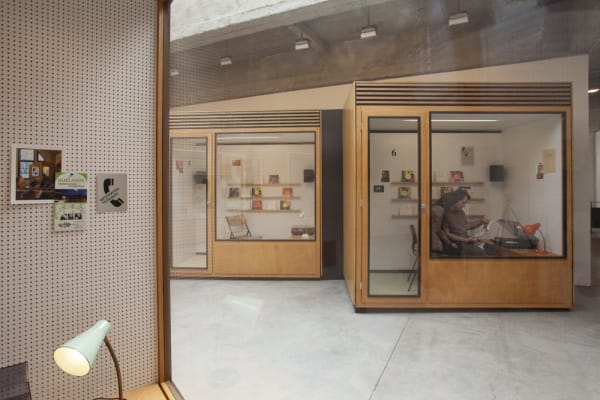 Phil Collins record player booth installation