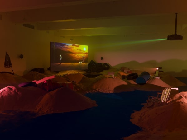 Phil Collins, installation view from Delete Beach