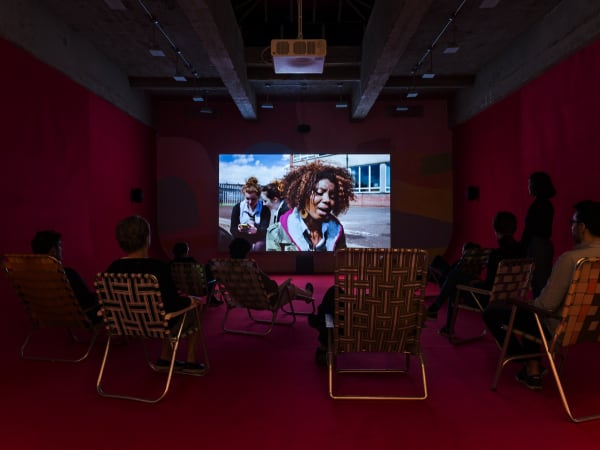 Phil Collins, video installation at TBG
