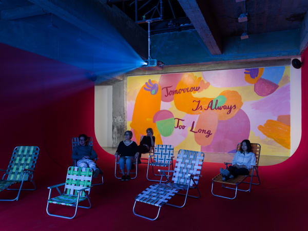 Phil Collins, video installation at TBG