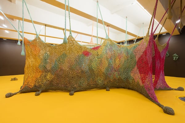 Crochet installation at TBG