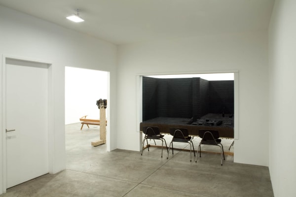 image of Manders sculpture, installation at TBG