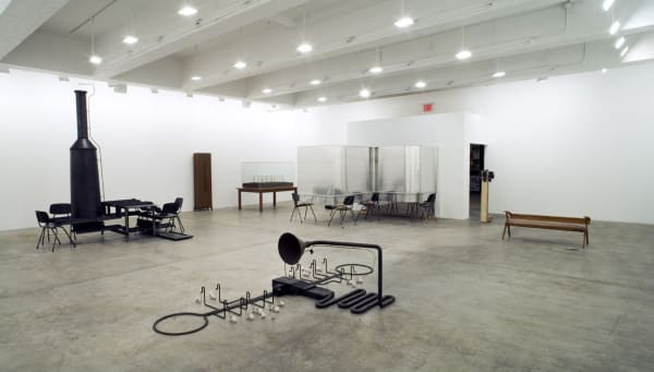 image of Manders sculpture, installation at TBG