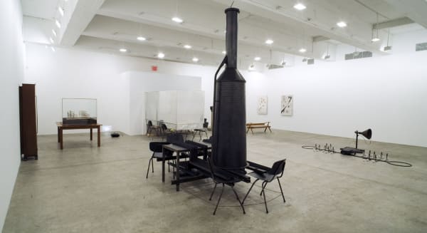 image of Manders sculpture, installation at TBG