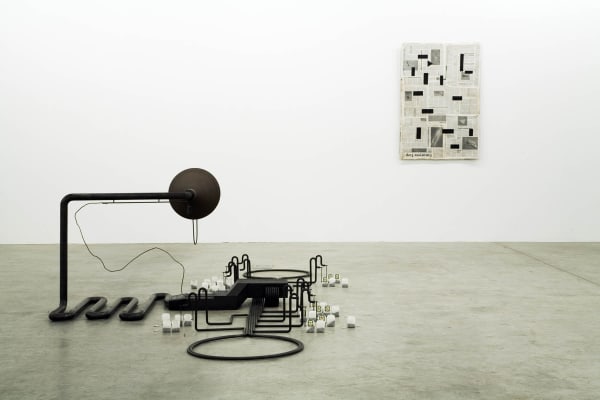 image of Manders sculpture, installation at TBG