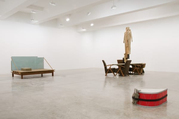 image of Manders sculpture, installation at TBG