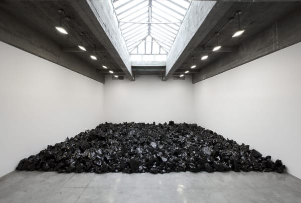 Eliasson installation of lava rock