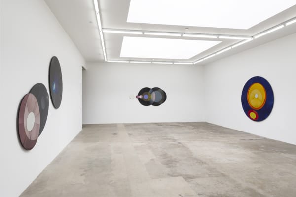 image of eliasson, mirrored wall mounted sculptures len flares
