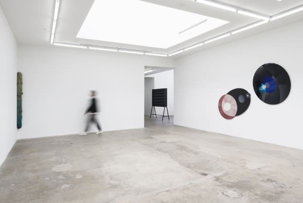 image of eliasson, mirrored wall mounted sculptures len flares