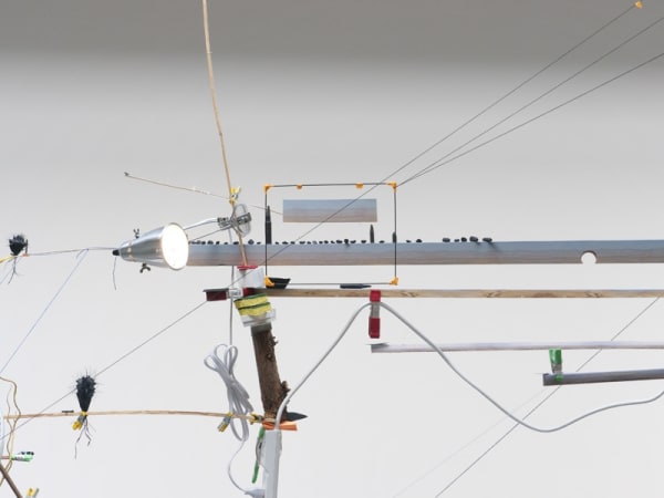 Sarah Sze installation upstairs at TBG