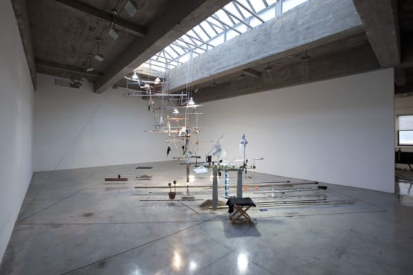 Sarah Sze installation upstairs at TBG