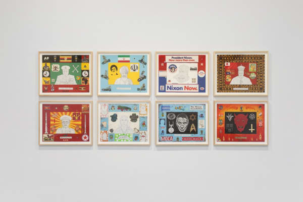 Jeffrey Vallance installation image of gallery show