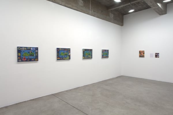 Jeffrey Vallance installation image of gallery show