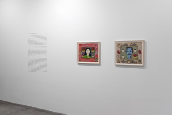 Jeffrey Vallance installation image of gallery show
