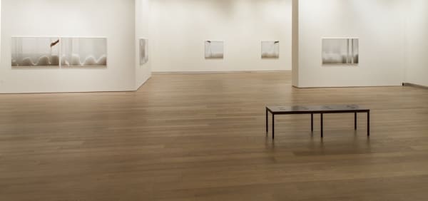 Uta barth installation view of photographs at SCAD