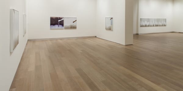 Uta barth installation view of photographs at SCAD