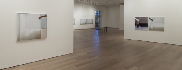 Uta barth installation view of photographs at SCAD