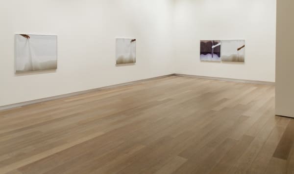 Uta barth installation view of photographs at SCAD