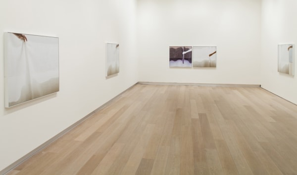Uta barth installation view of photographs at SCAD