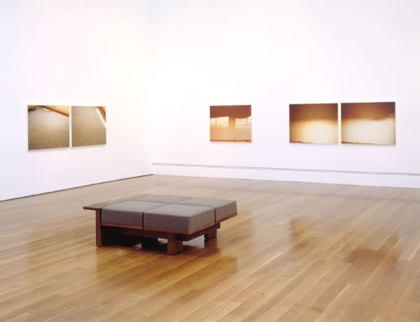 Uta Barth photography installation, sundial series