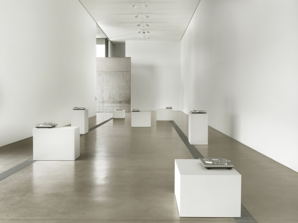 recorder player installation at Pulitzer Arts Foundation